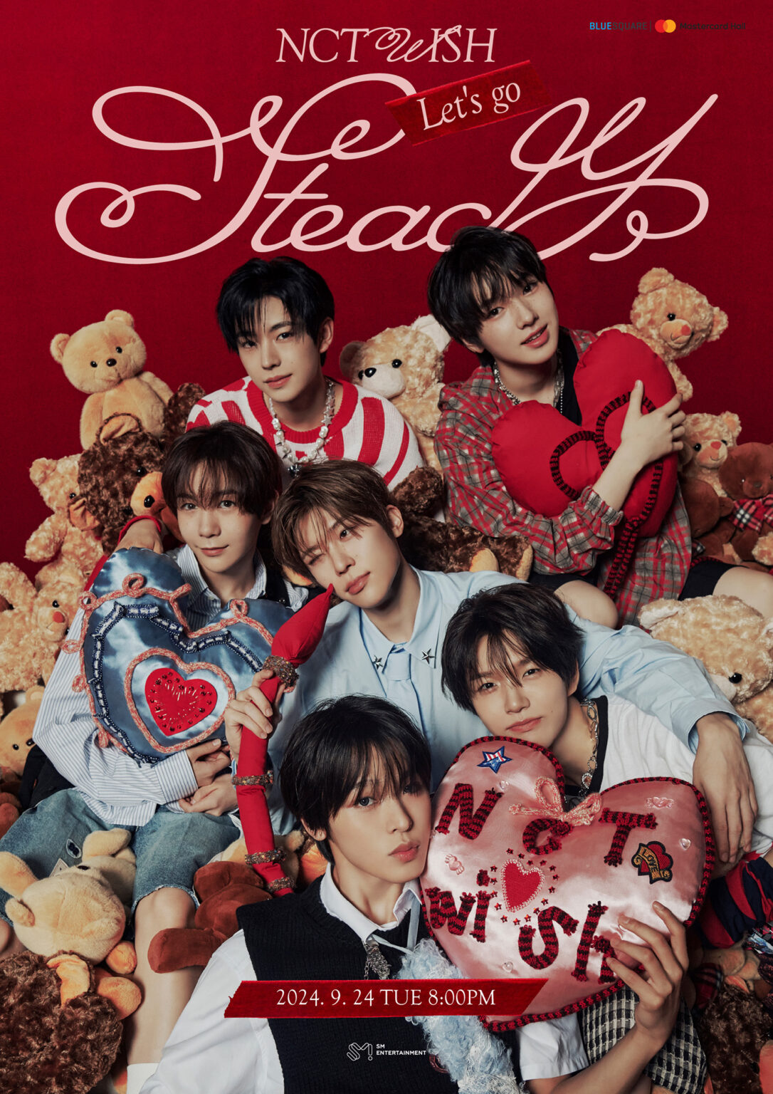 NCT WISH 新曲「Steady」関連イベントまとめ ショーケースは「世界にライブ中継」 ソウルでポップアップストアも! (F)2024 NCT WISH SHOWCASE_Poster