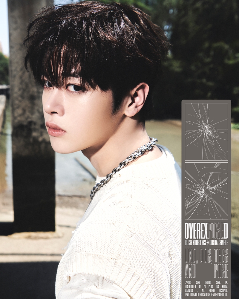 CLOSE YOUR EYES OVEREXPOSED コンセプトフォト