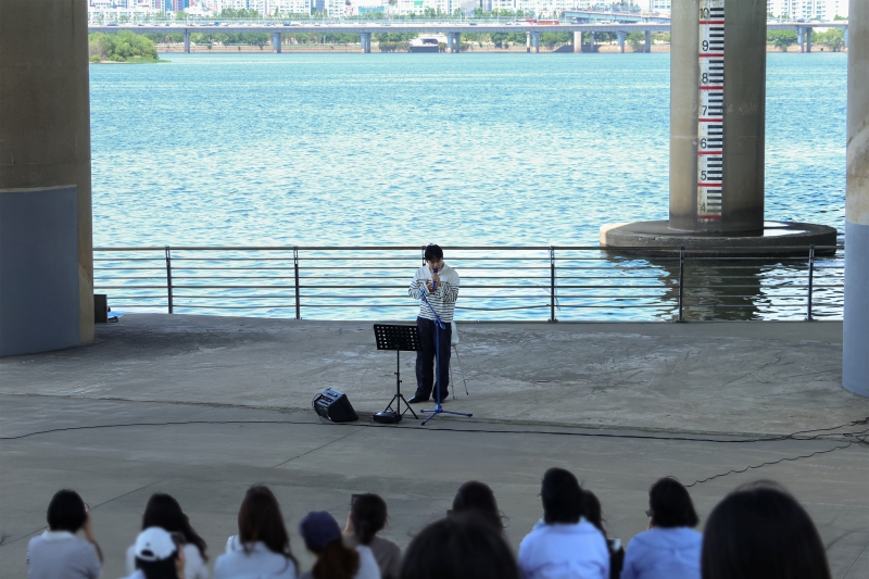 パク・ヒョンギュ 汝矣島漢江公園 バスキング公演