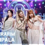 LE SSERAFIM　「BOOMPALA」MUSIC BANK初披露　滝とジャングルの部族的なステージを4人で