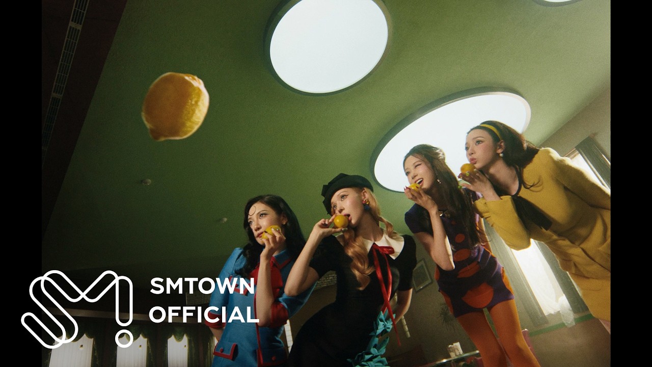 aespa　タイトル曲『LEMONADE』MVティザー公開　WDAから一転したカラフル夏曲の世界