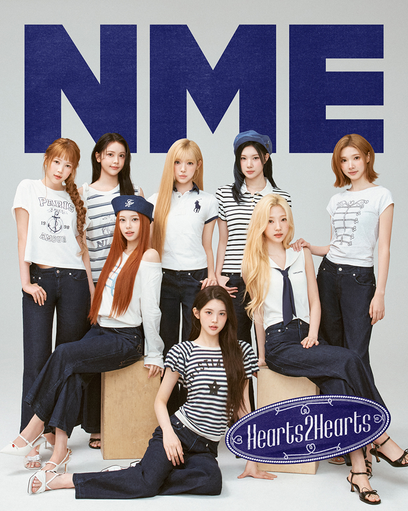 Hearts2Hearts NMEデジタルカバー(画像クレジット:NME)