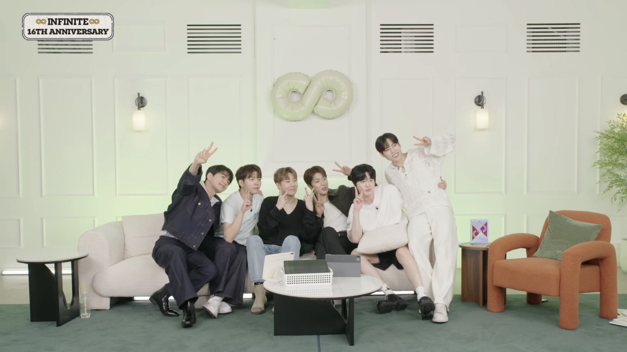 デビュー16周年を迎えたINFINITEの6人(写真提供=INFINITE COMPANY)