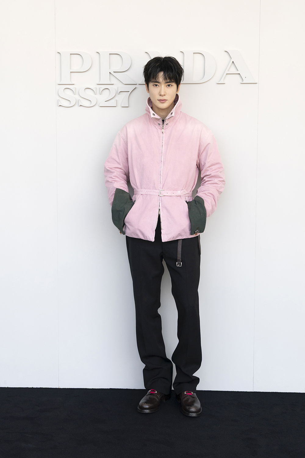 NCT ジェヒョン プラダのショー現場（写真提供：プラダ）