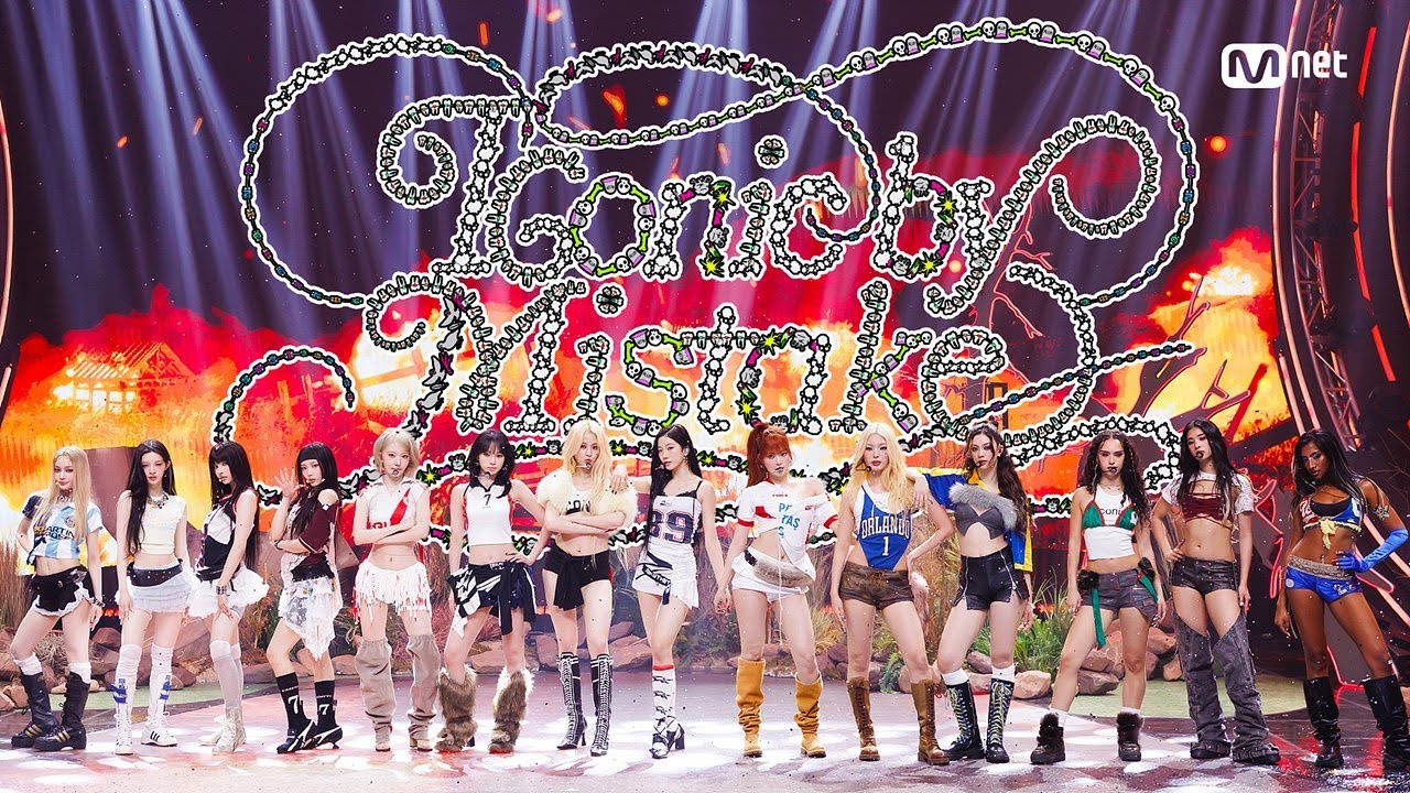 LE SSERAFIM　M COUNTDOWN　ILLIT・KATSEYEと「ICONIC BY MISTAKE」を初披露