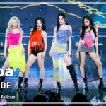 aespa　「LEMONADE」音楽中心　踊りながら高音を響かせたニンニンとカラフルなサマーステージ