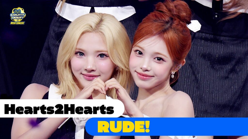 Hearts2Hearts　M COUNTDOWN「RUDE!」　Lemon Tang本体を前にメガコンで届けた安定のライブ