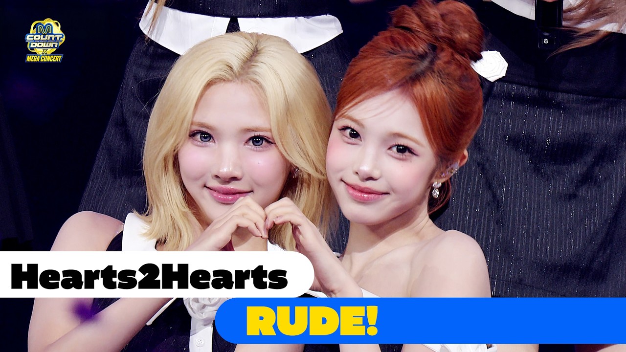 Hearts2Hearts　M COUNTDOWN「RUDE!」　Lemon Tang本体を前にメガコンで届けた安定のライブ