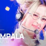 LE SSERAFIM　SBS人気歌謡「BOOMPALA」図書館の制服ステージ　イントロを任されたユンジン