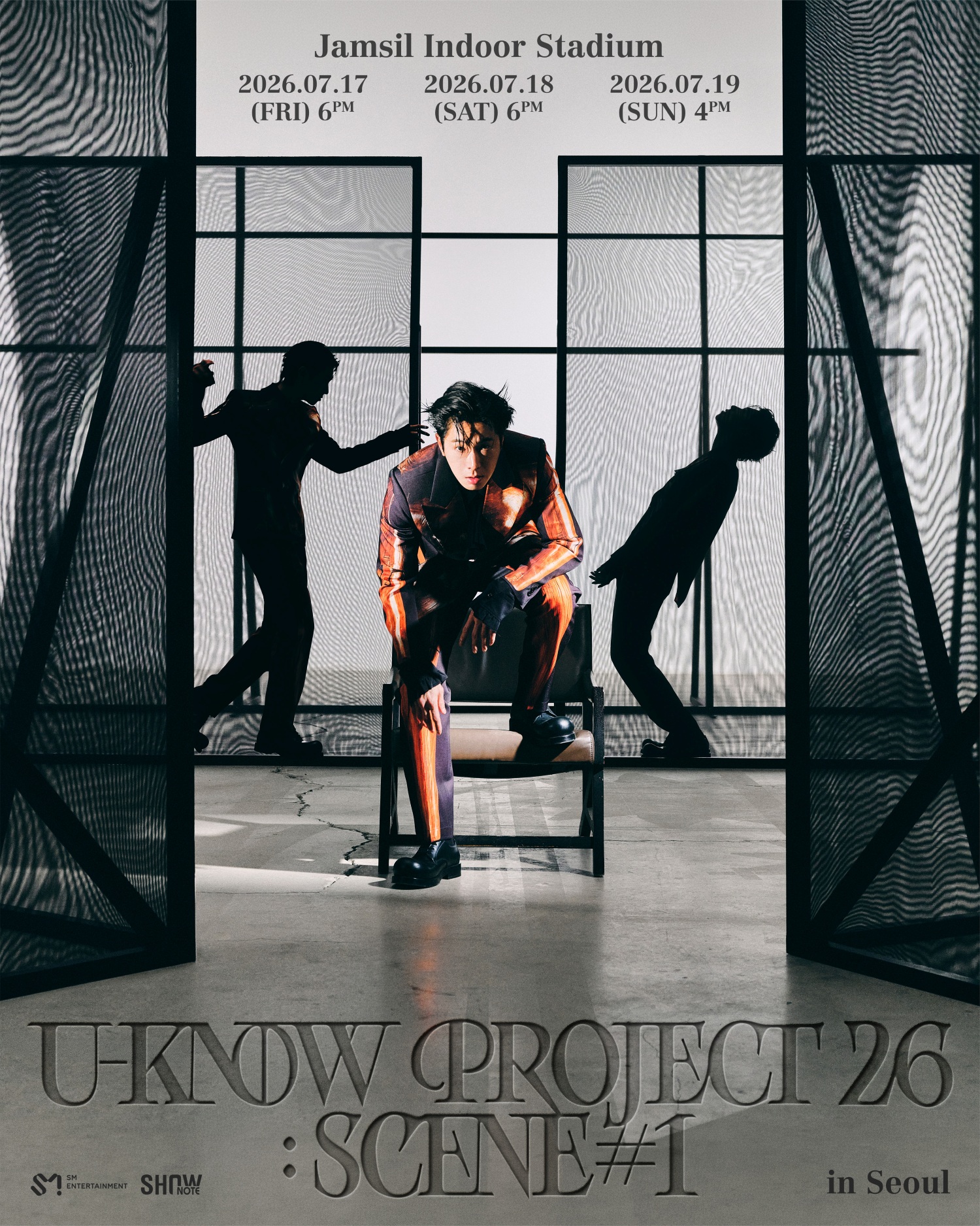 U-KNOW ユンホ初のソロコンサート「U-KNOW PROJECT 26 : SCENE#1」ソウル公演のポスター