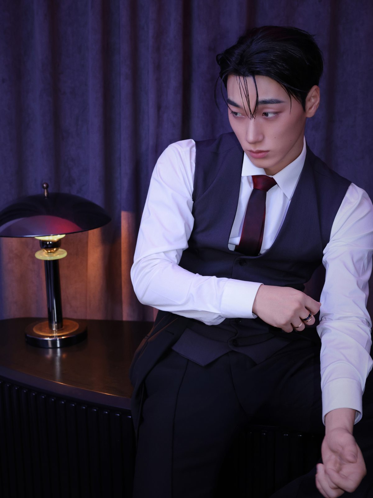 キリングパートを披露するATEEZのサン(写真出典=音楽番組直カムのキャプチャー、KQエンタテインメント)