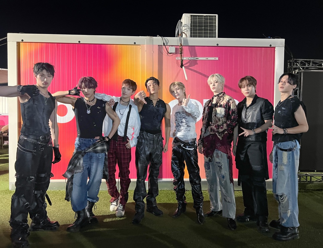 「Rock in Roma」でステージを届けるATEEZ