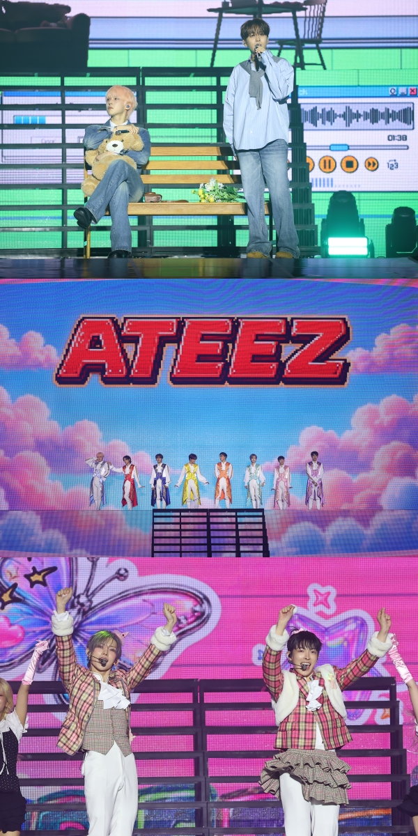 ATEEZ ファンミーティングのポスター