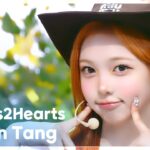 Hearts2Hearts　Music Bank「Lemon Tang」　沖縄MVの衣装とエイナのハーフアップ