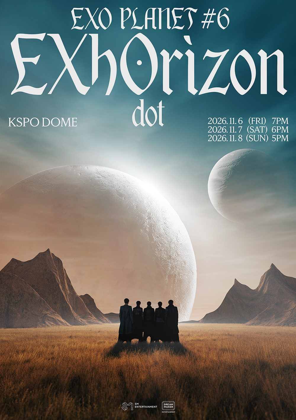EXOのアンコール公演「EXO PLANET #6 - EXhOrizon [dot] -」のポスター