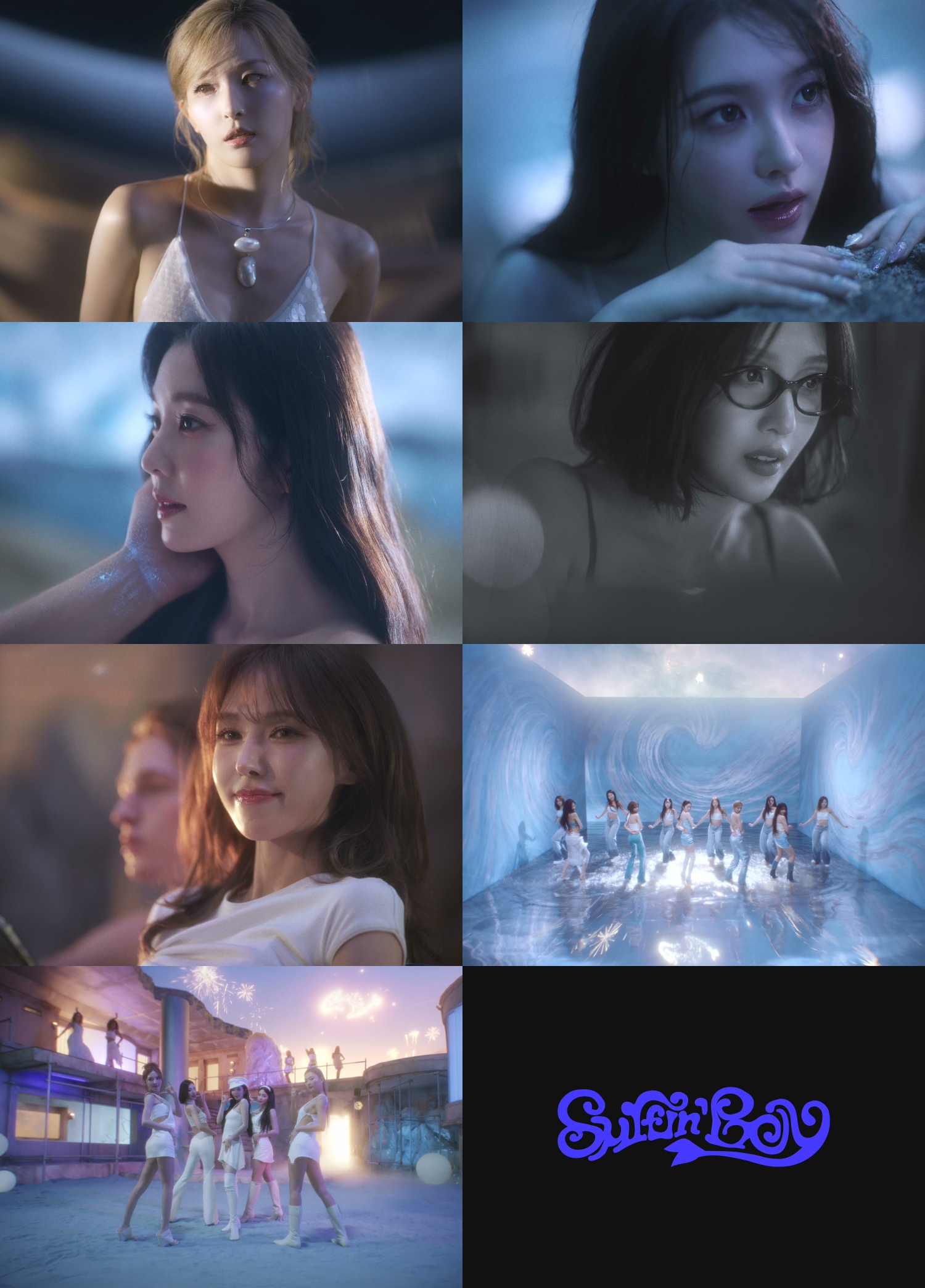 Red Velvet 夏のミニアルバム「Velvet Summer」タイトル曲「Surfin' Boy」ミュージックビデオのキャプチャ画像