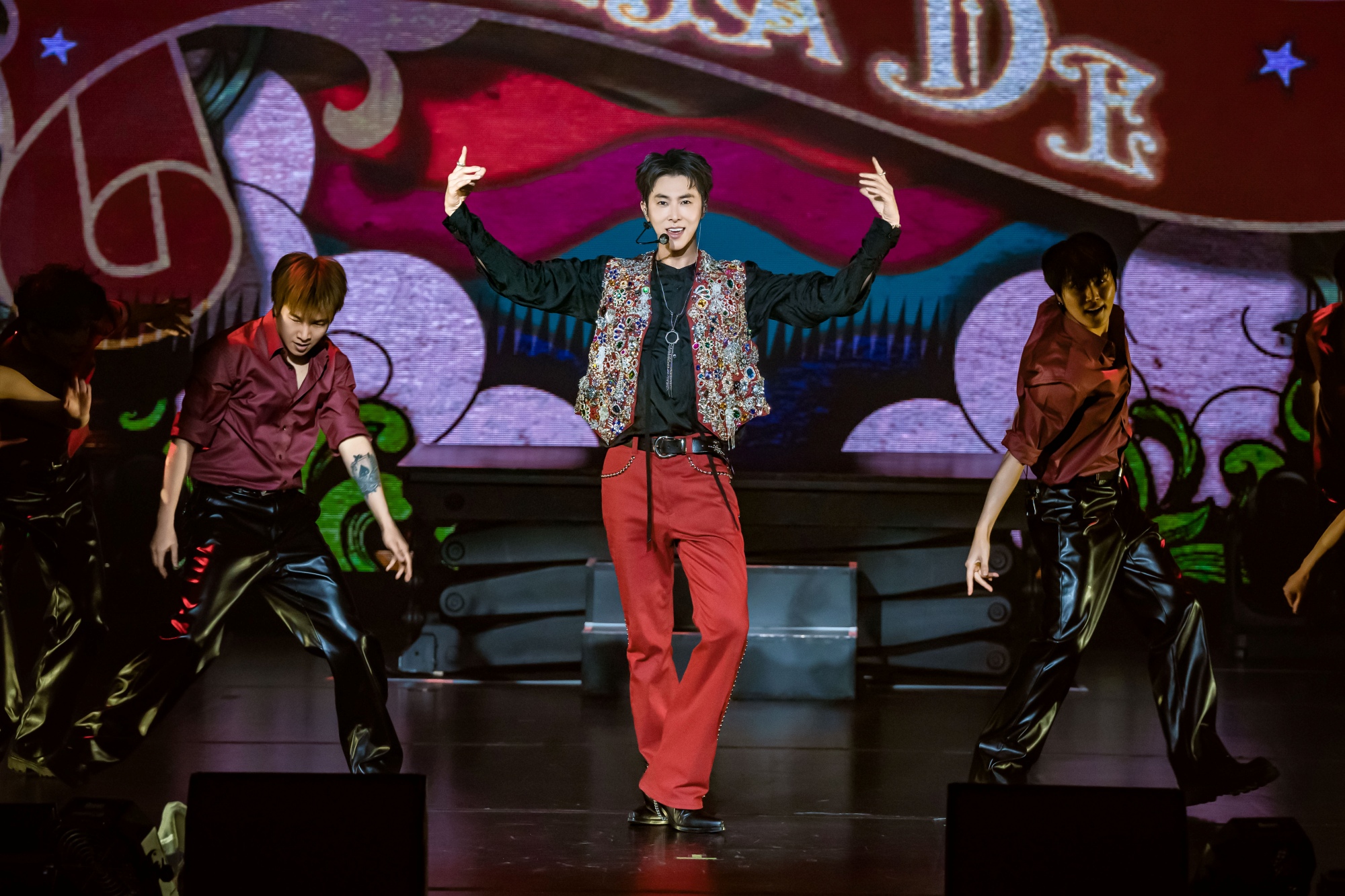 東方神起 ユンホ 初のアジアツアー マカオ公演のステージ