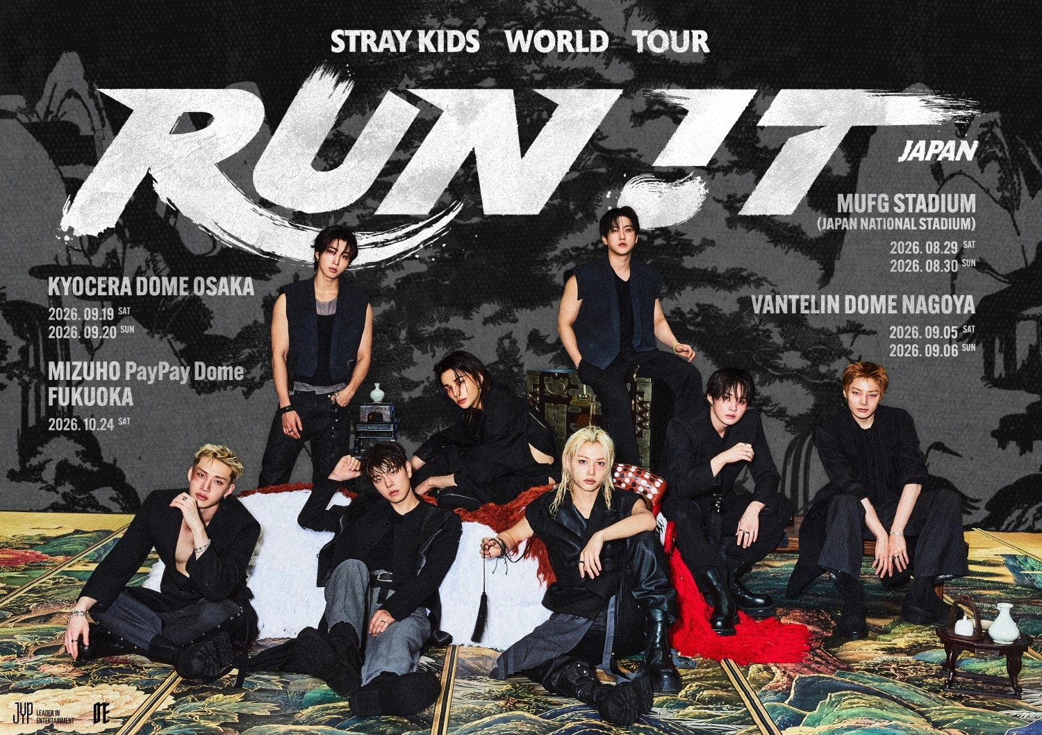 ワールドツアー「RUN IT」日本公演のポスター