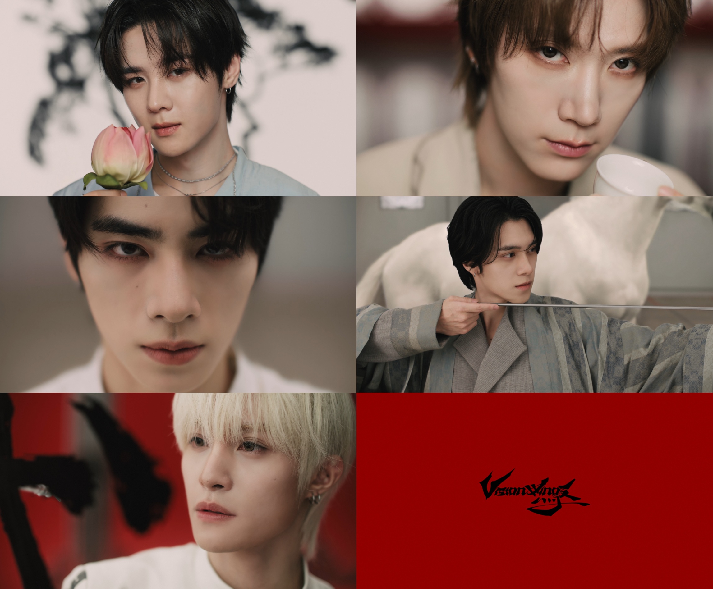 WayV 8thミニアルバム タイトル曲「鸢 (Vision Wings)」MVティーザーのキャプチャー