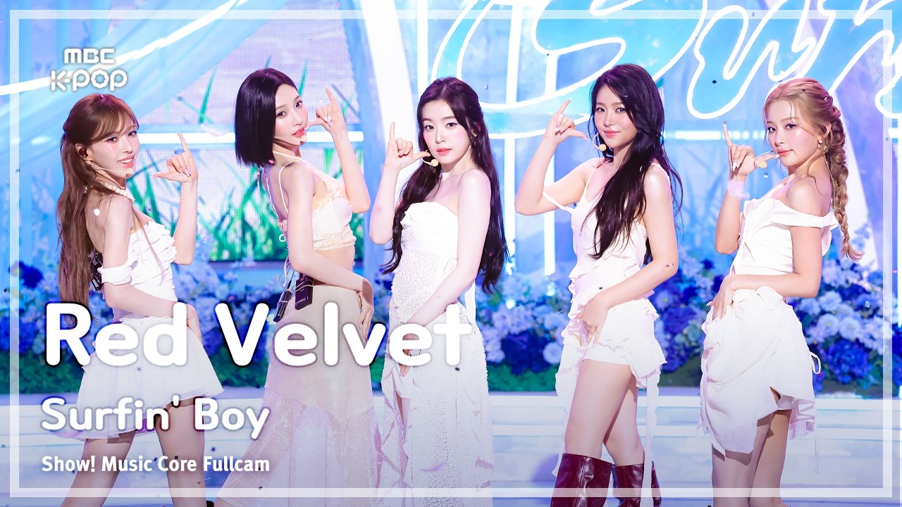 Red Velvet　ショー!音楽中心　2分48秒　ジョイの頭に落ちた羽