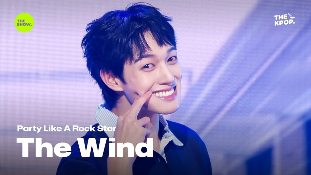 The Wind　THE SHOW　青空のLEDを背に5人でそろえた「Party Like A Rock Star」