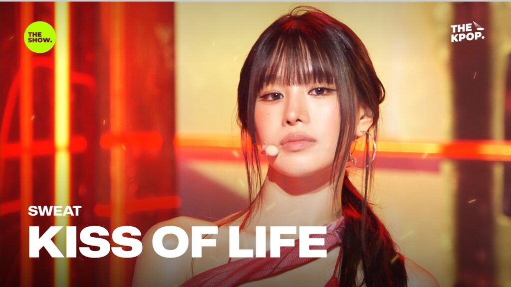 KISS OF LIFE　THE SHOW　〝SWEAT〟でカムバック後初の1位　公約通りアンコールは裸足