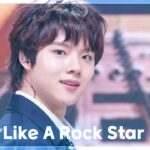 The Wind　Music Bank　最後に画面へ残ったチェ・ハンビン　紙吹雪の「Party Like A Rock Star」