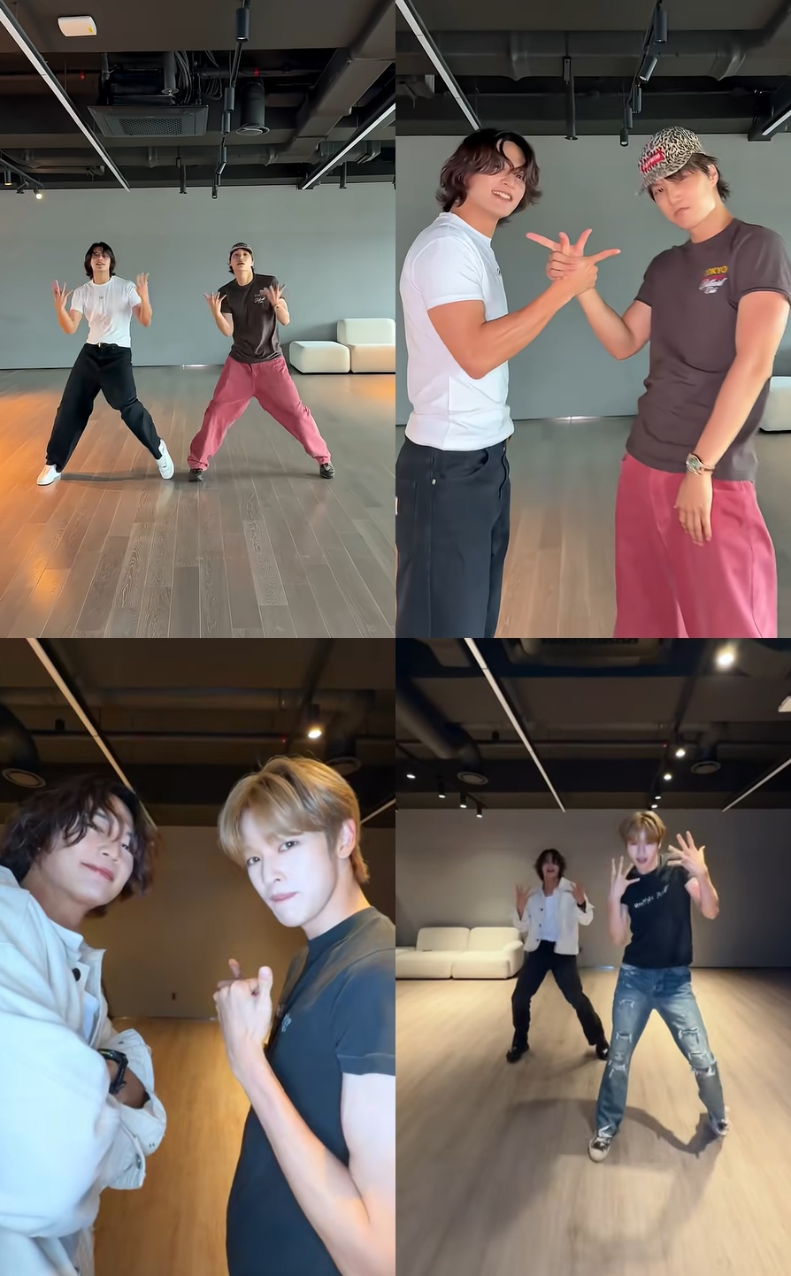 ミンホの新曲「Make it hot」チャレンジ映像のキャプチャ画像