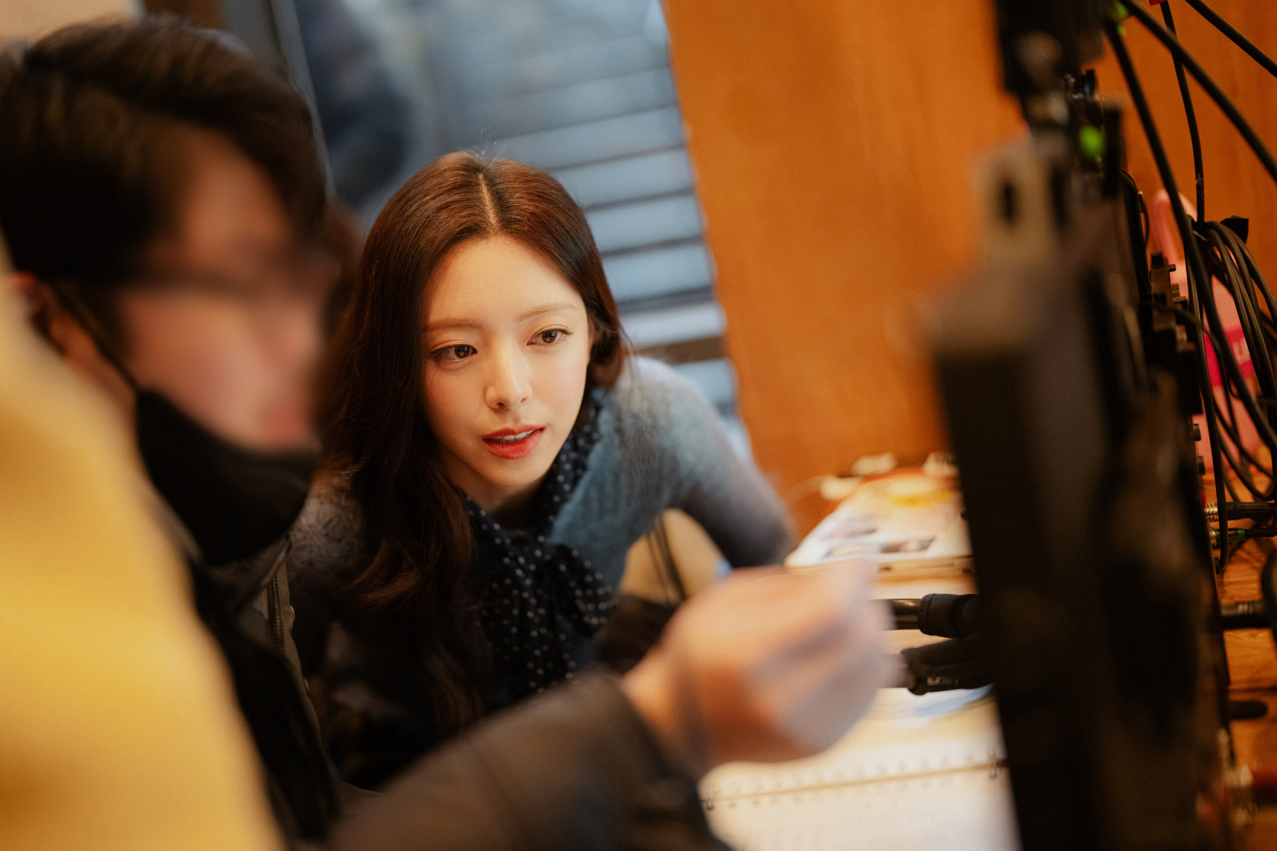 tvN月火ドラマ「最愛の社員」の撮影現場でのITZY ユナ