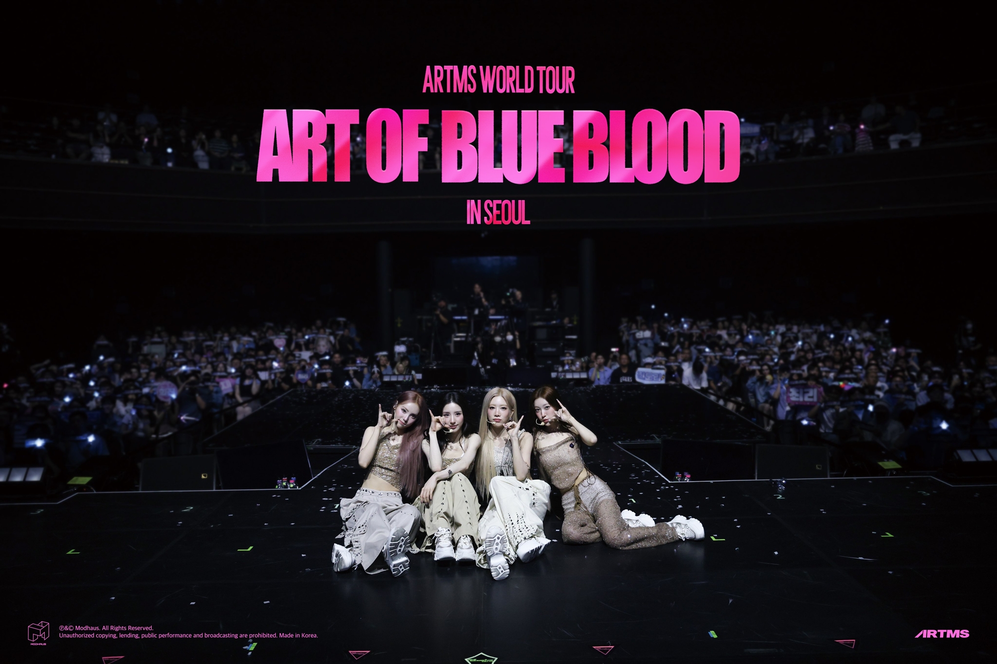 ワールドツアー「Art of BLUE BLOOD」のソウル公演を開いたARTMS