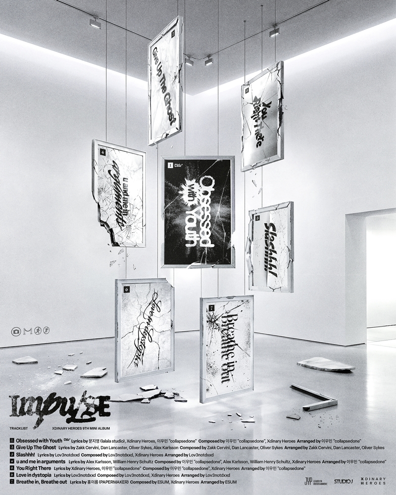 Xdinary Heroesのミニアルバム「IMPULSE」トラックリスト