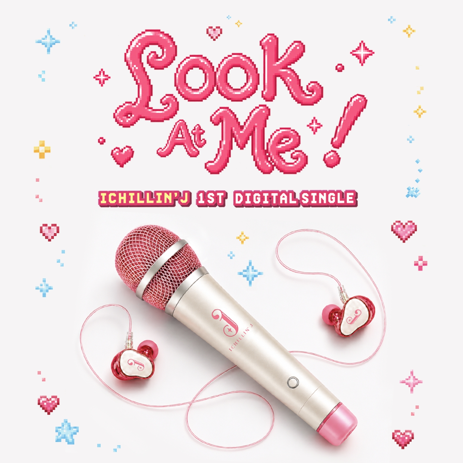 1stデジタルシングル「Look At Me!」のアルバムカバー