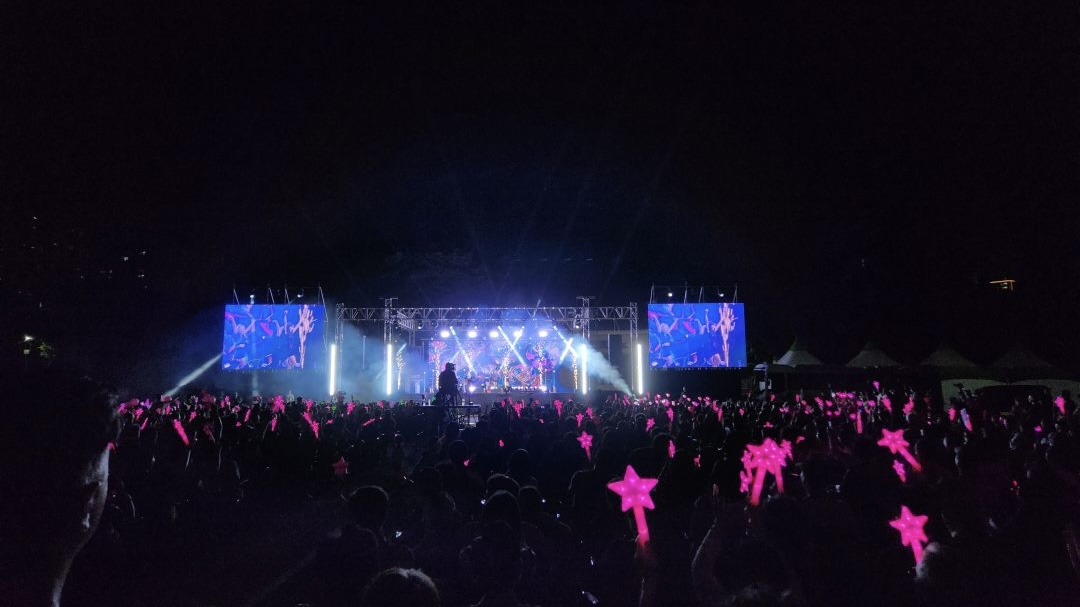 「ハンマウム大祝祭」に参加した市民と出演者