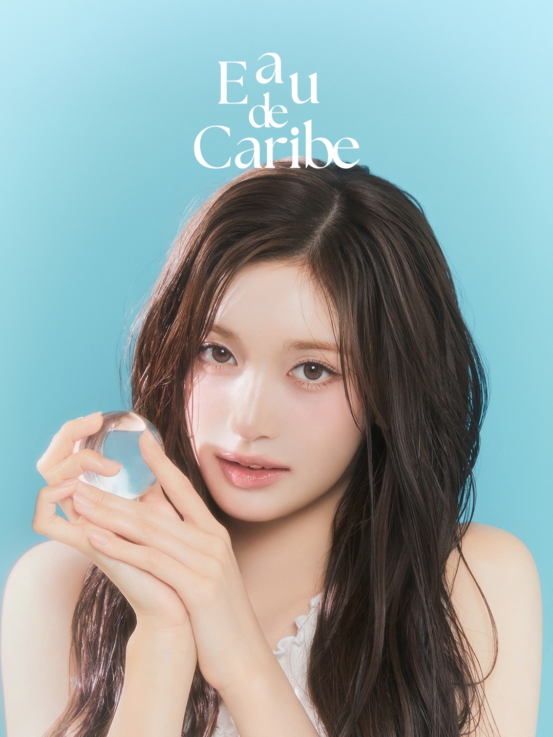 eau de caribeのキャンペーンに登場したIVE イソ