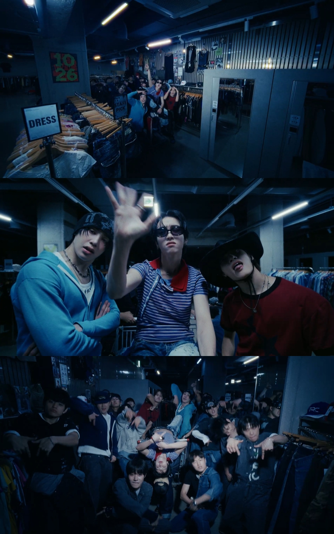 xikersのジュンミン・ユジュン・ハンターによるパフォーマンスユニット映像「JUST FOR FUN (Remix)」ビジュアル