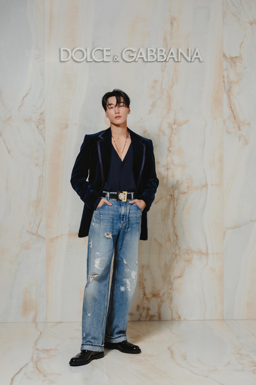 ATEEZ サン ドルチェ&ガッバーナのショーでのオフショット1