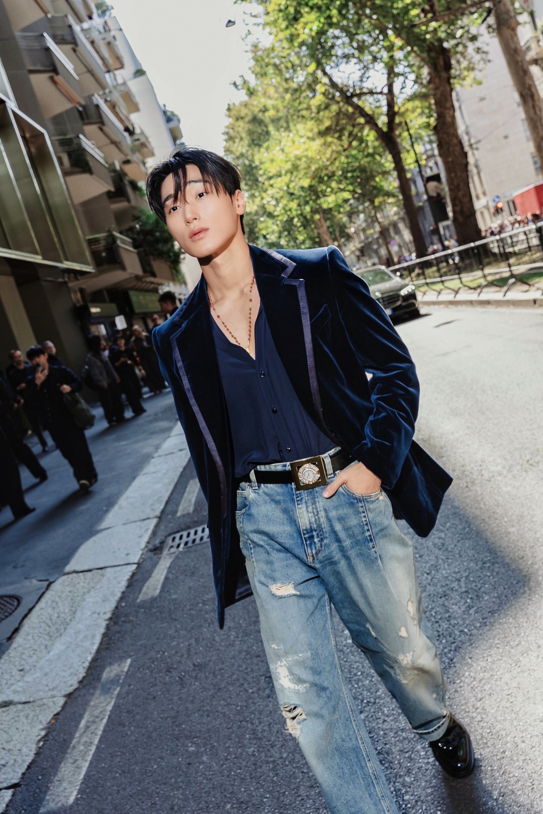 ATEEZ サン ドルチェ&ガッバーナのショーでのオフショット2