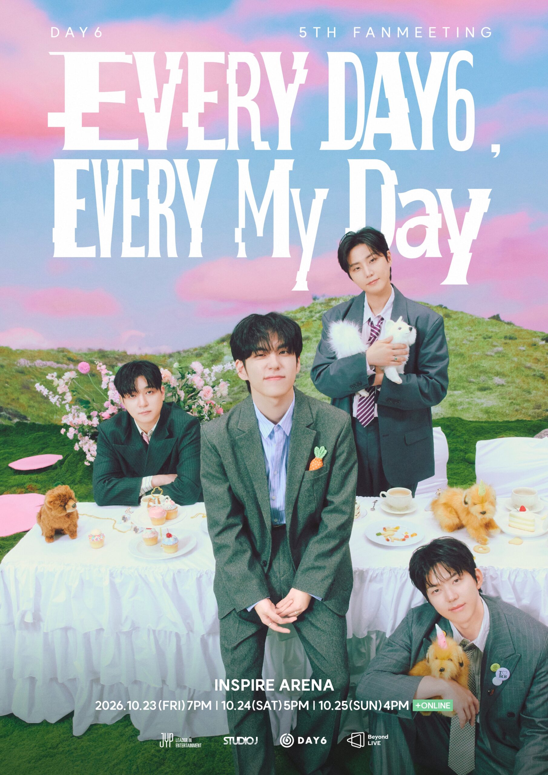 DAY6 5回目の公式ファンミーティング「EVERY DAY6, EVERY My Day」のポスター
