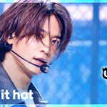 SHINeeミンホ　Music Bank　レザージャケットとショートパンツで「Make it hot」　2分6秒の肩の動き