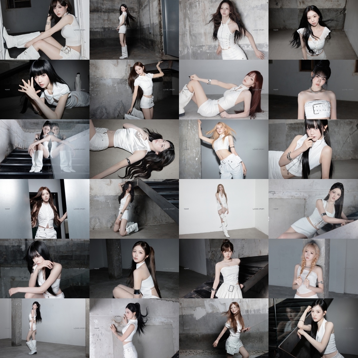 「Andless」の個人コンセプトフォトのtripleS