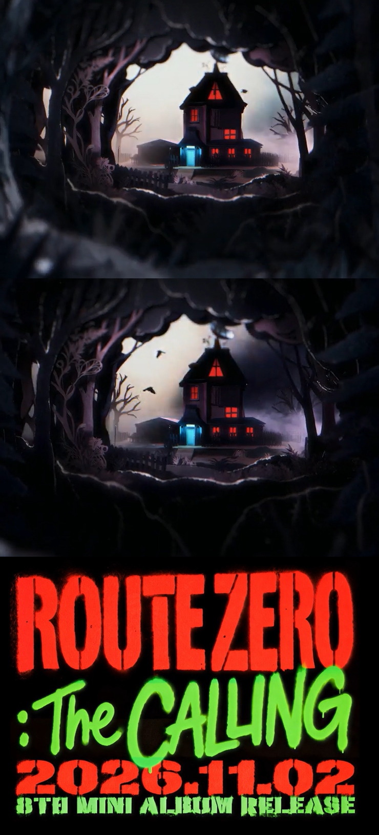 xikersの8thミニアルバム「ROUTE ZERO : The CALLING」カムバックトレーラーのビジュアル