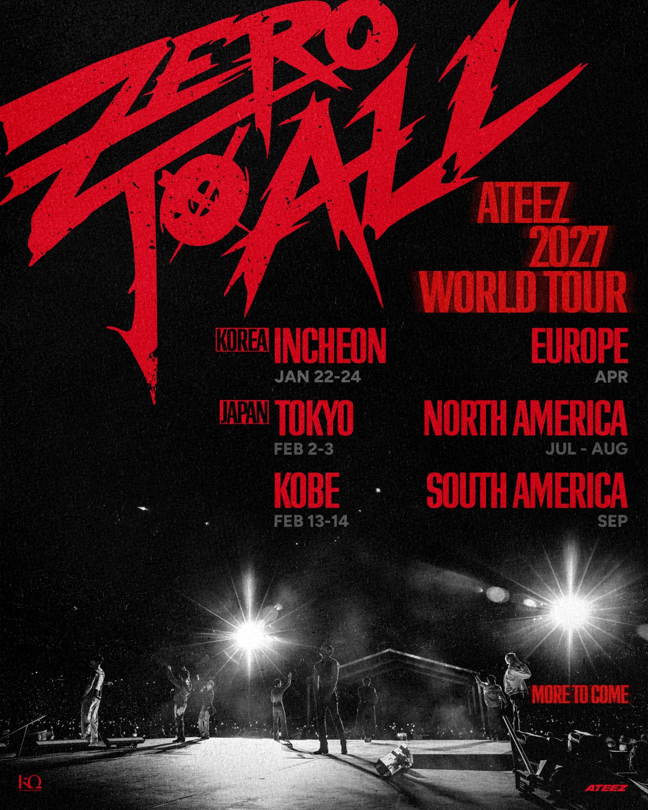 ATEEZ「2027 ATEEZ WORLD TOUR [ZERO TO ALL]」の告知画像
