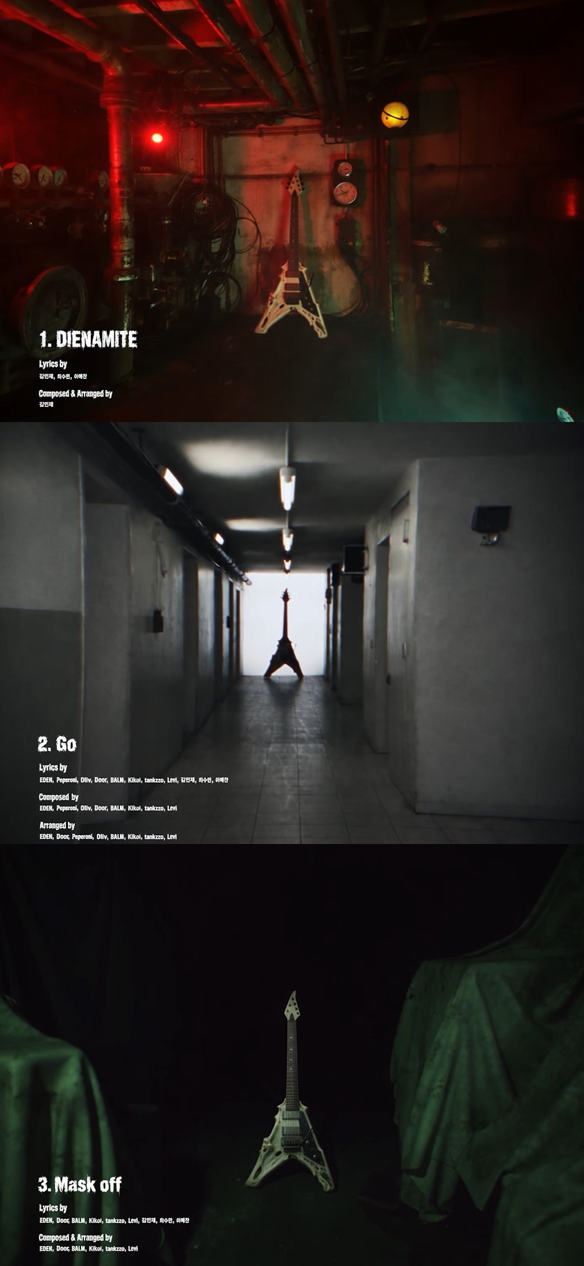 xikersの8thミニアルバム「ROUTE ZERO : The CALLING」プレビュー映像の場面