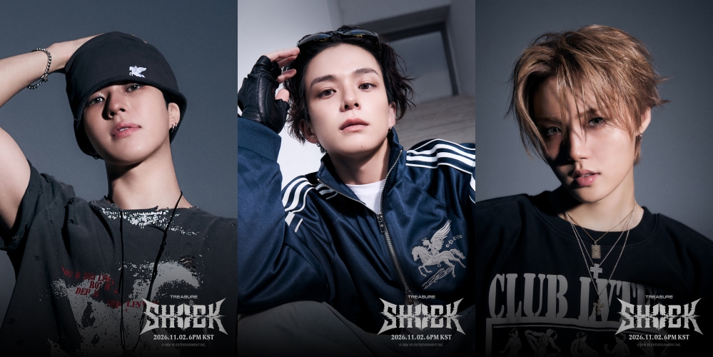 TREASURE「SHOCK」ビジュアルフォト　ジェヒョク　アサヒ　ドヨン