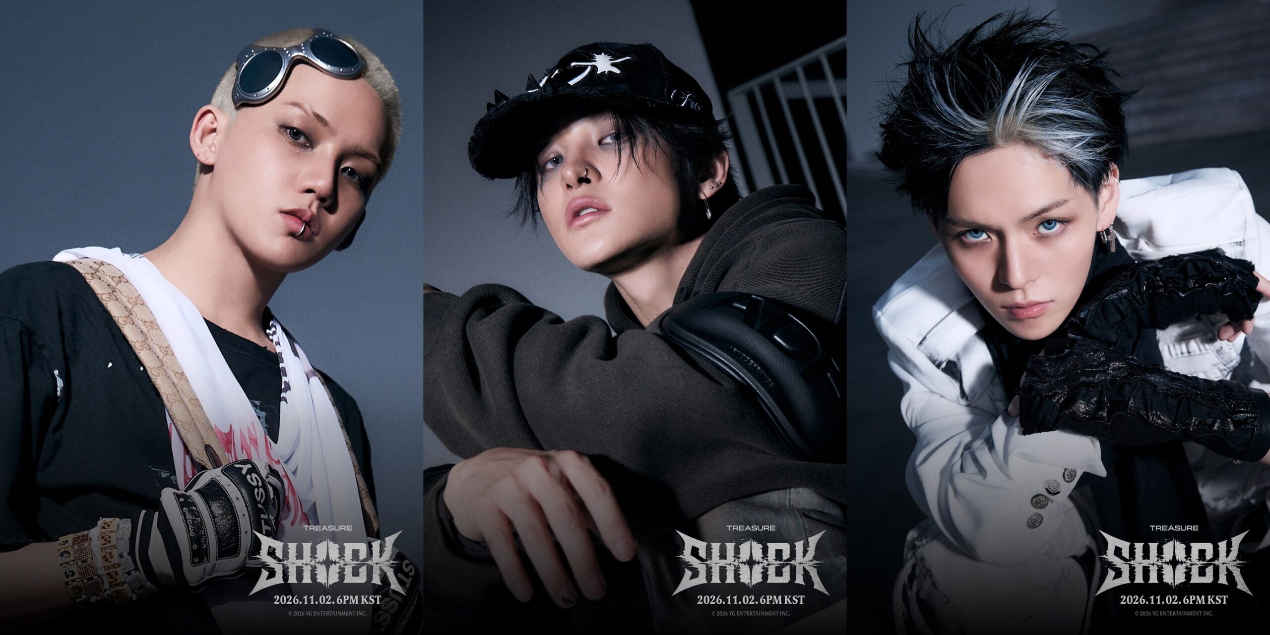 TREASURE「SHOCK」ビジュアルフォト ヒョンソク ジフン ヨシ