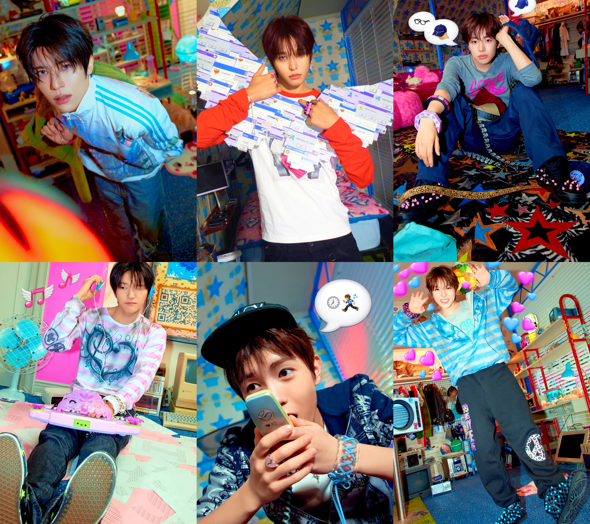 「I SPY」のティザーイメージに登場したNCT WISH