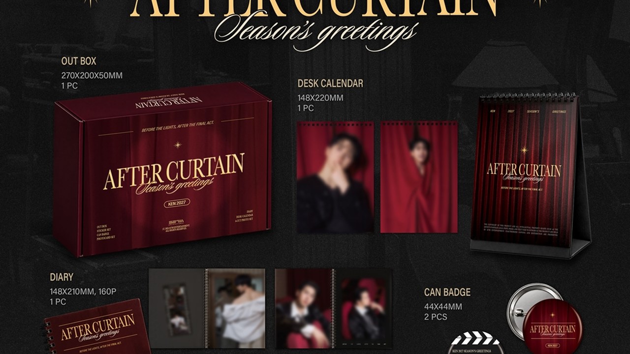 VIXX ケン　2027シーズングリーティング「AFTER CURTAIN」発売　10月26日から予約開始